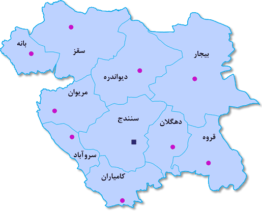 The Map Kurdistan